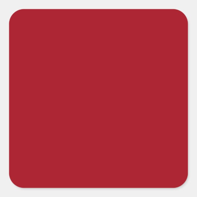 Adesivo Quadrado Cranberry Red Square Stickers (Frente)