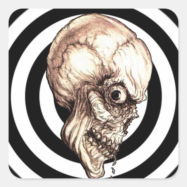 ADESIVO QUADRADO CRÂNIO (Frente)