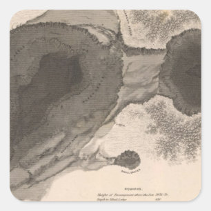 Adesivo Quadrado Cratera de Kilauea, Havaí