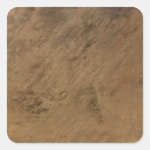 Adesivo Quadrado Cratera de Tenoumer na Mauritânia