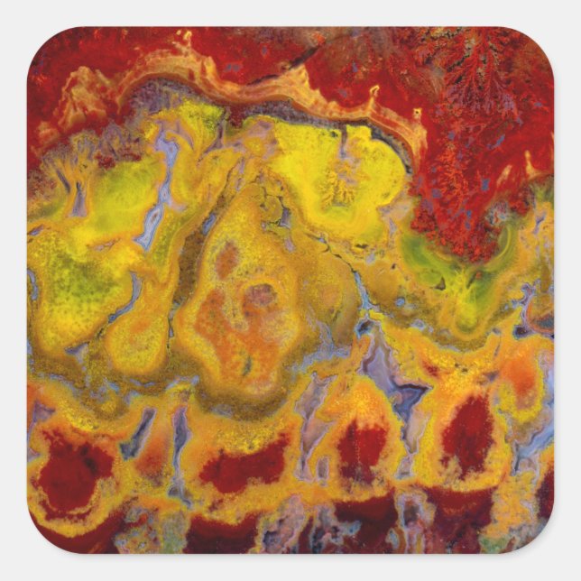 Adesivo Quadrado Crayola Jasper Vermelho (Frente)