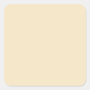 Adesivo Quadrado Creme Square Sticker
