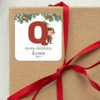 Crianças Elf Iniciais Q Natal