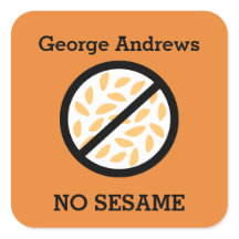 Crianças Personalizadas com Alergia ao Sésamo de C