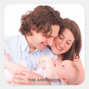 Adesivo Quadrado Criar sua própria foto personalizada