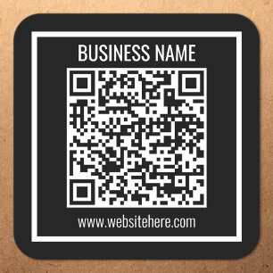 Adesivo Quadrado Criar um código de QR moderno instantaneamente