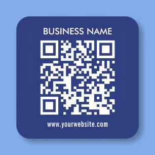 Adesivo Quadrado Criar um código QR instantaneamente design simples