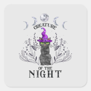 Adesivo Quadrado Criatura da Noite