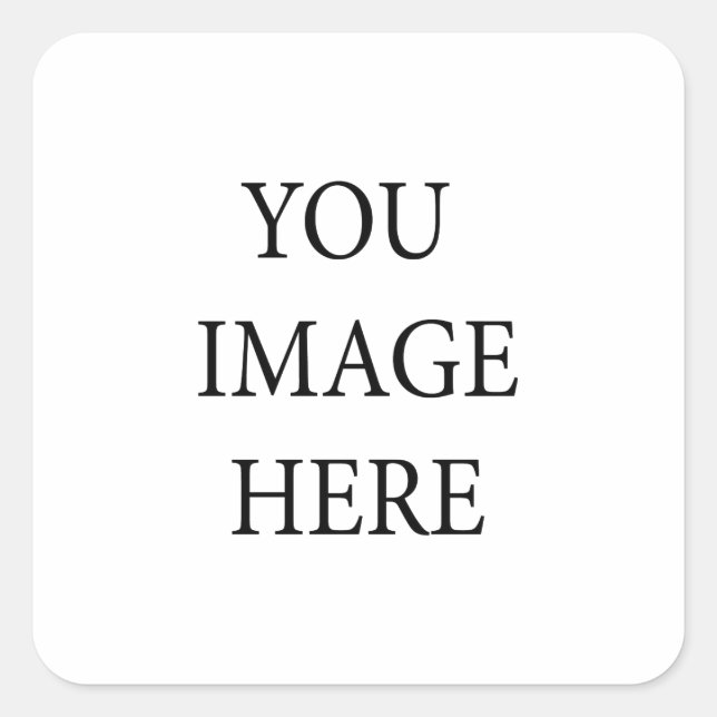 Adesivo Quadrado Crie seu (Frente)