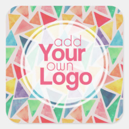 Adesivo Quadrado Crie seu próprio evento e sua ocorrência | Selo do