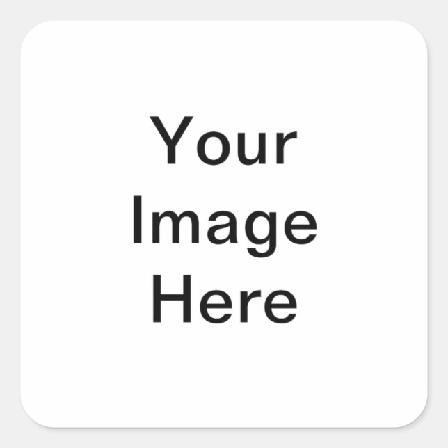 Adesivo Quadrado Crie seus próprios presentes personalizados origin (Frente)