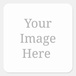 Adesivo Quadrado Crie seus próprios produtos personalizados 