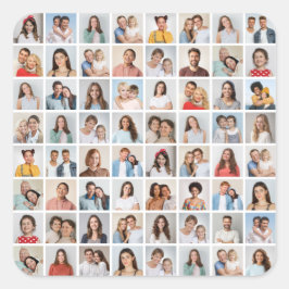 Adesivo Quadrado Crie Sua Própria Colagem De Fotos 64