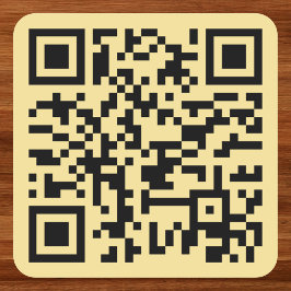 Adesivo Quadrado Crie um Código QR de Scan para Site Personalizado 