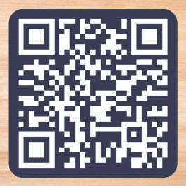 Adesivo Quadrado Crie um Código QR Personalizado Site do Proprietár