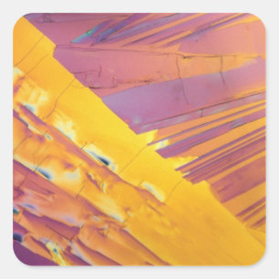 Adesivo Quadrado Cristais do ácido Oxalic