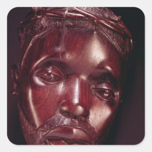 Adesivo Quadrado Cristo coroado com espinhos