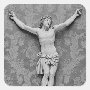 Adesivo Quadrado Cristo Crucificado por Michelangelo Buonarroti