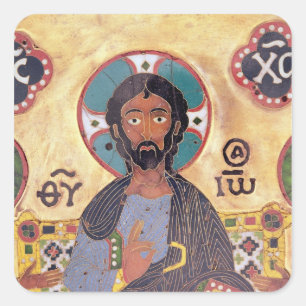Adesivo Quadrado Cristo Enthroned