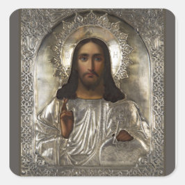 Adesivo Quadrado CRISTO Fine Art