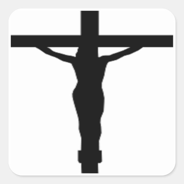 Adesivo Quadrado Cristo JESUS (Frente)