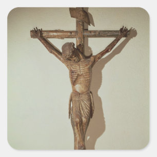 Adesivo Quadrado Cristo na cruz, chamada "Le Devot Cristo "