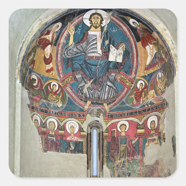 Adesivo Quadrado Cristo na Glória 2 (Frente)