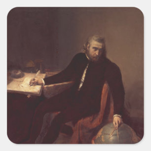 Adesivo Quadrado Cristóvão Colombo, 1839
