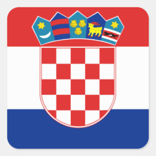 Adesivo Quadrado croatia