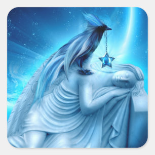 Adesivo Quadrado Crow Phoenix Sticker