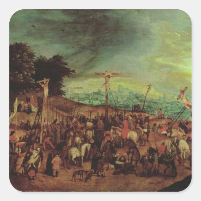 Adesivo Quadrado Crucificação (Frente)