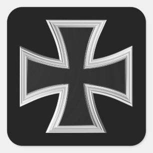 Adesivo Quadrado Cruz Teutonic
