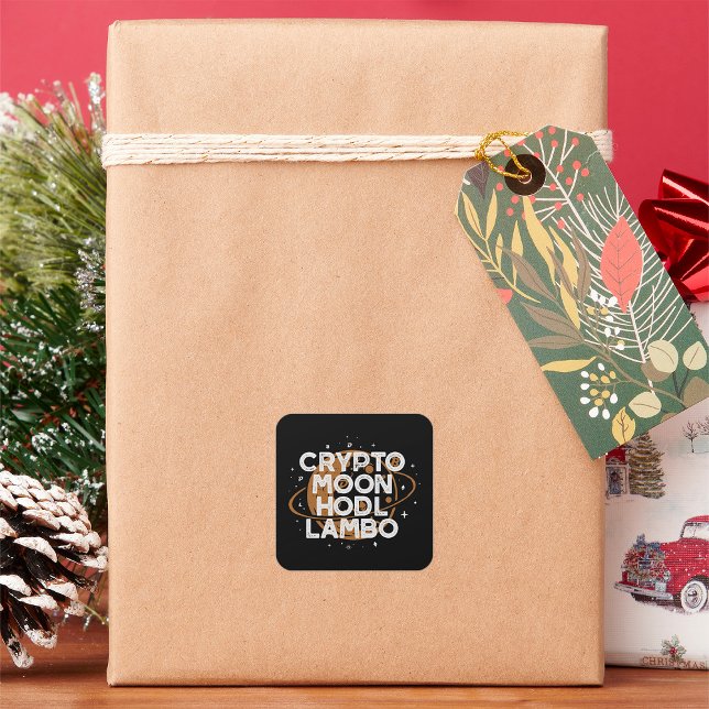 Adesivo Quadrado Crypto Moon (Criador carregado)