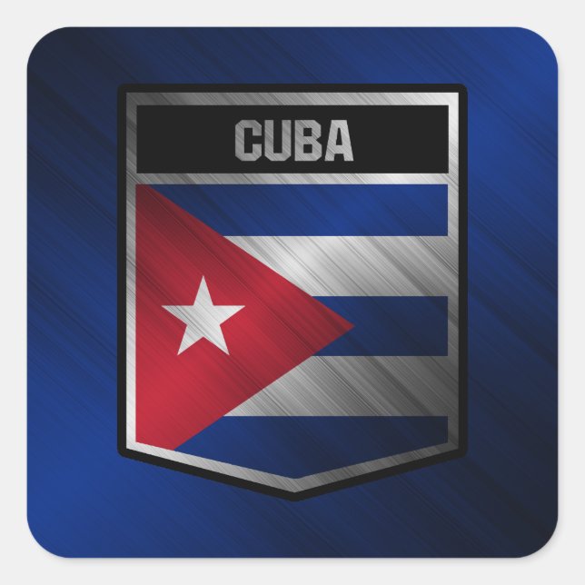 Adesivo Quadrado Cuba (Frente)