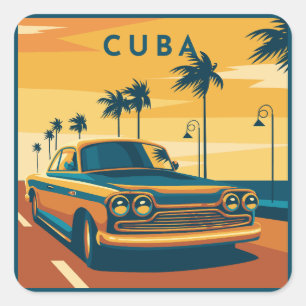 Adesivo Quadrado Cuba