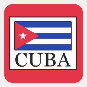 Adesivo Quadrado Cuba