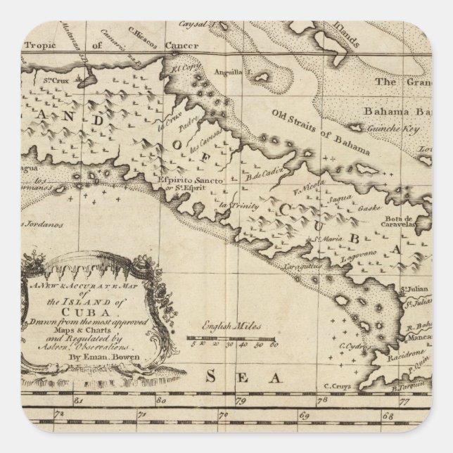 Adesivo Quadrado Cuba 3 (Frente)