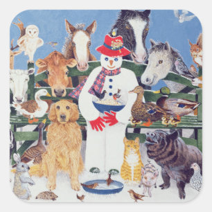 Adesivo Quadrado Cuidados