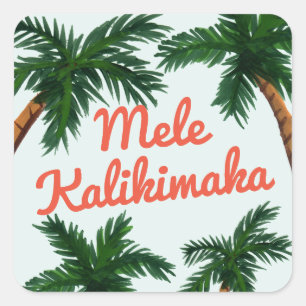 Adesivo Quadrado Cumprimento da ilha