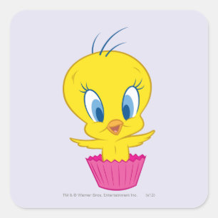 ADESIVO QUADRADO CUPCAKE TWEETY™