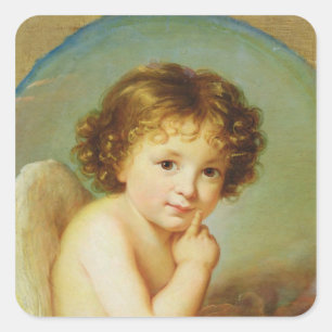 Adesivo Quadrado Cupido