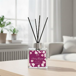Adesivo Quadrado Custom Cherry Blossom Aroma Diffuser Label