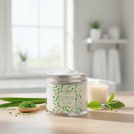 Adesivo Quadrado Custom Pandan Restore Body Cream Square Sticker