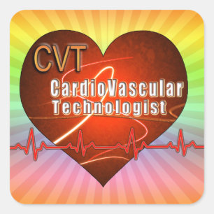 Adesivo Quadrado CVT - Tecnologia Cardiovascular do LOGOTIPO