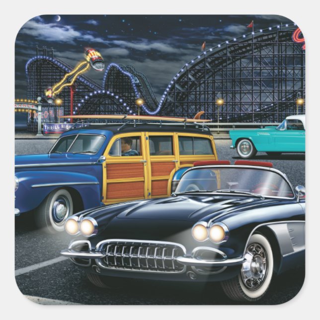 Adesivo Quadrado Cyclone Racer (Frente)