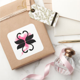 Adesivo Quadrado Cygnes Autocollant