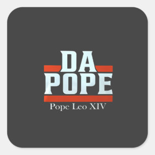 Adesivo Quadrado Da Pope Da América O Papa Leo XIV Provost De Chica