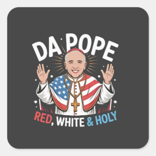 Adesivo Quadrado Da Pope Da América O Papa Leo XIV Provost De Chica