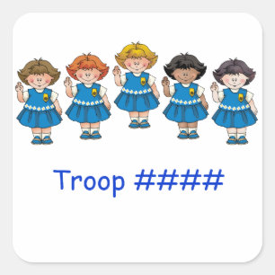 Adesivo Quadrado Daisy Group