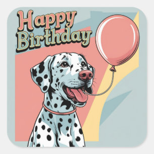 Adesivo Quadrado Dalmácia Colorful